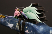 Boxelder Burl Native American Flute, Minor, Mid A-4, #D5L